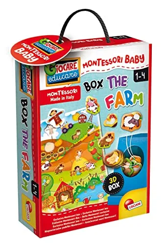 Liscianigiochi 92741 Montessori Baby Box Farm, Nicht Zutreffend