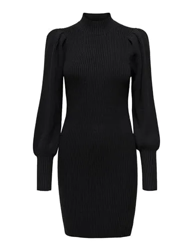 Only Kurze Kleider 15232502 KATIA-BLACK in Schwarz, IT L von ONLY