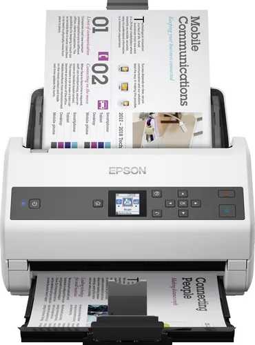 Epson Workforce DS-870 - Hochleistungs Sheetfed Scanner mit 600 x 600 dpi Auflösung, ideal für effizientes Dokumentenmanagement