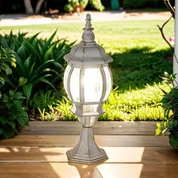 Licht-Erlebnisse Wandlampe Vintage Salzburg XL - Rustikale Außenleuchte im Tiffany Stil für Garten und Balkon, witterungsbeständig und mit individueller Leuchtmittelwahl für flexibles Lichtdesign.