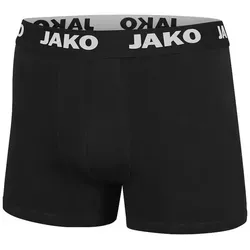 Jako Boxershorts Basic (95% Baumwolle) Unterwäsche schwarz Herren - 2 Stück schwarz S