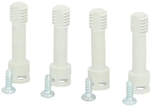 Fibox Grey screw set, High cover (25-100 mm) High base (50-125 mm) Schrauben-Set 1 Set