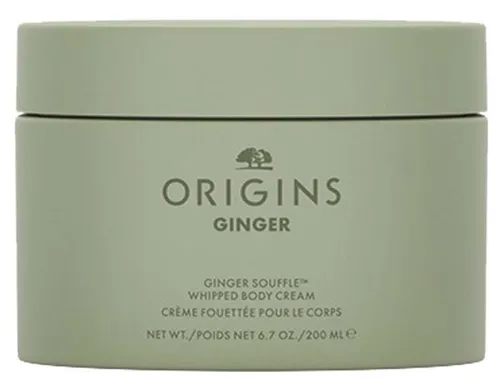 Origins Ginger Souffle Whipped Body Cream 200 ml - Tagespflege mit verwöhnender Ingwer-Formel, die die Haut intensiv hydratisiert und für ein geschmeidiges Hautgefühl sorgt.