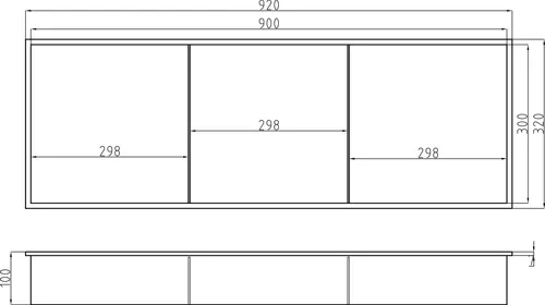 Produktbild Wandnische aus Edelstahl NT309010X