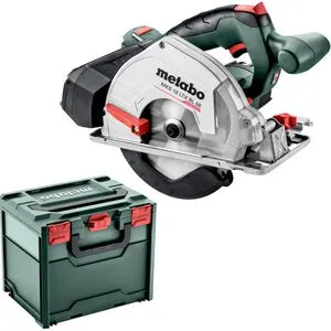 Metabo Metallhandkreissäge MKS 18 LTX BL 58 - Akku, 18V, 58mm Schnittleistung - Akku-Säge für präzises Schneiden von Metall mit kraftvollem, bürstenlosem Motor. Ergonomisches Design und FastBrake Auslaufbremse für höchste Sicherheit.