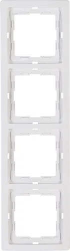 Kopp VENEDIG reinweiß 4-fach Rahmen