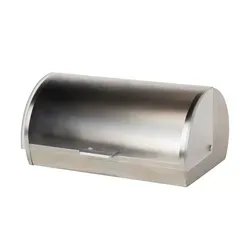 KHG Brotkasten Rolldeckel transparent milchig