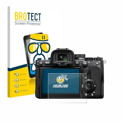BROTECT Schutzglas für Sony Alpha 7 V (ILCE-7M5) Schutzfolie Panzer Folie Glas[Extrem Kratzfest 9H, Anti-Fingerprint, Ultra-Transparent]