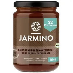 JARMINO Knochenbrühen-Konzentrat Rind (220g) - Nahrungsergänzungsmittel mit 3,7 g Kollagen pro Portion, ideal für die tägliche Nährstoffversorgung ohne Allergene. Perfekt als Basis für gesunde Gerichte oder als Kollagenquelle.
