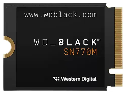 WD_BLACK SN770M M.2 2230 NVMe SSD 1 TB - Ultra-schnell für Gaming - Festplatten mit PCIe Gen 4.0 für Geschwindigkeiten bis zu 5.150 MB/s, ideal für Handheld-Konsolen und Laptops. Perfekt für schnelle Spielinstallationen und kurze Ladezeiten.