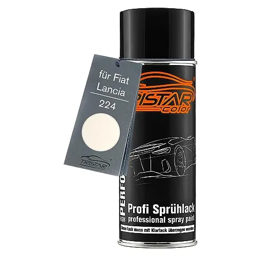 TRISTARcolor Autolack Spraydose für Fiat/Lancia 224 Branco Corfu Basislack Sprühdose 400ml