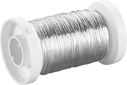 Knorr Prandell Silberdraht 0,25mm 50m, Grau