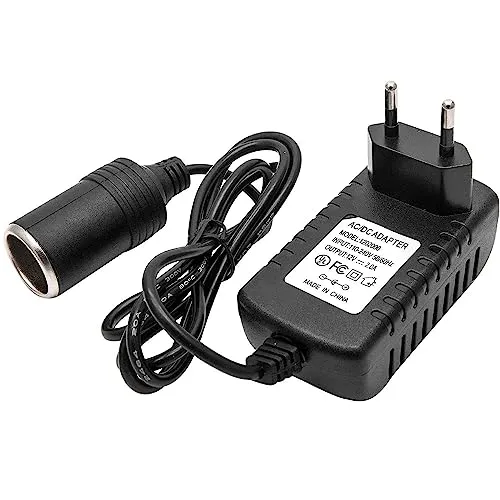 Adapter Zigarettenanzünder, 12 V, 2 A, Konverter, Adapter AC/DC für Navigationssystem, Stromwandler, Konverter