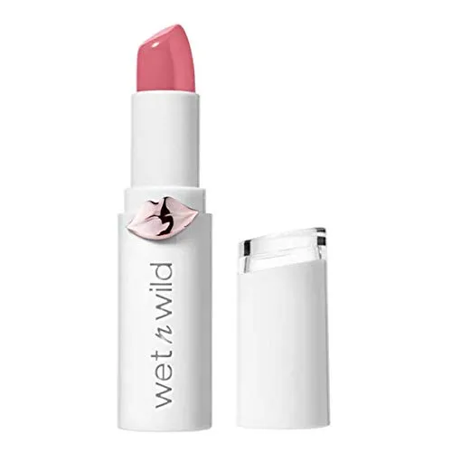 wet n wild, Megalast Lipstick, feuchtigkeitsspendender Lippenstift, glänzendes Finish, Formel mit Micro-Kügelchen, natürliche Meerespflanzen, Coenzym Q-10, Vitamin A & E,Pinky Ring