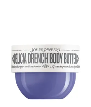 Sol de Janeiro Delicia Drench Körperbutter 75 ml - Körperpflege für trockene Haut, intensiv feuchtigkeitsspendend und nährstoffreich, ideal für eine geschmeidige Haut nach dem Duschen.