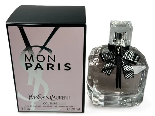 YSL Yves Saint Laurent Mon Paris COUTURE Eau de Parfum Spray 90ml - Damenparfüm mit langanhaltendem Duft von Rose, weißem Moschus und Grapefruit. Ideal für besondere Anlässe und verleiht ein Gefühl von Eleganz.