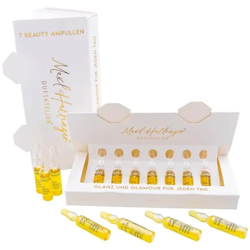 Hallingers Genuss Manufaktur 7er Set Beauty Ampullen - Maxl Hallinger Duftatelier Ampulle mit hochwertigem Serum