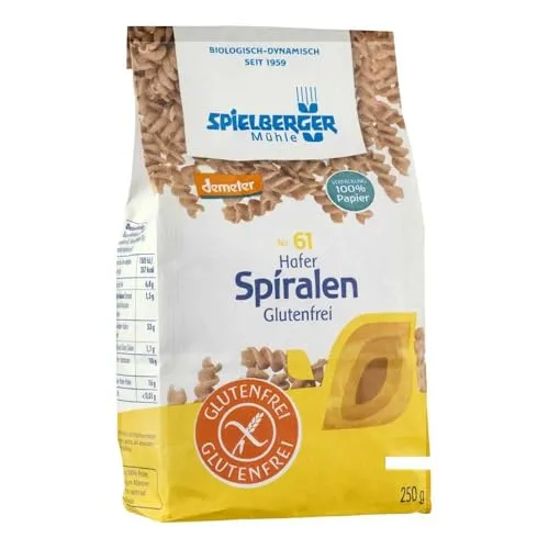Spielberger Mühle Hafer-Spiralen, glutenfrei, demeter, 250g (1)