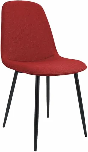 CLP Esszimmerstuhl gepolstert Maryam in rot von CLP