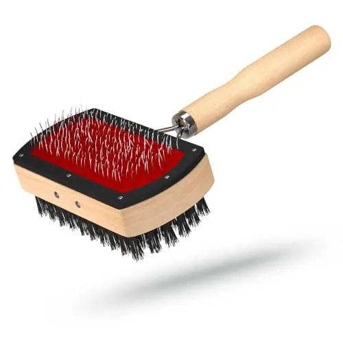 Lammfellbürste für Lammfelle und Schaffelle von Naturasan