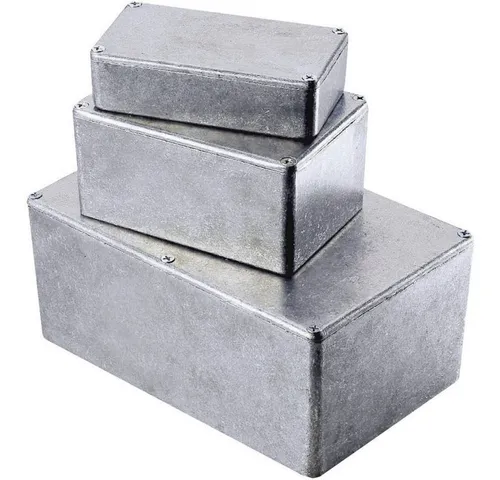 Hammond Electronics 1590WE Universal-Gehäuse - Computergehäuse aus Aluminium mit exzellenter EMV-Abschirmung, schützt Ihre Geräte vor Abhörattacken und blockiert zuverlässig Mobilfunk- und WLAN-Signale.