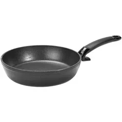 Fissler Adamant Comfort Aluminium-Pfanne 24 cm - Kratzfest, antihaftend und induktionsgeeignet für alle Herdarten, inklusive integrierter Mess-Skala