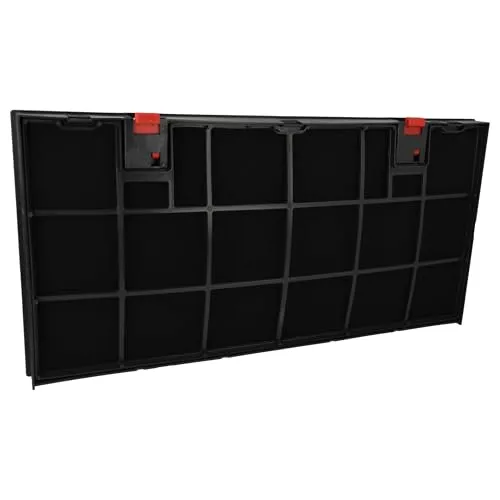 vhbw Aktivkohlefilter kompatibel mit Elica ELIPLANE LX IX F/80, ELISLiM 31 2S25 SL4V 2L GR/A/60, ELIPLANE LX IX F/60 Dunstabzugshaube