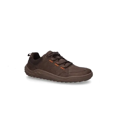 Sneaker DOCKERS BY GERLI Herren Gr. 43, braun - Bequemer Barfuß- und Komfortschuh aus Nubuklederimitat, ideal für lässige Outfits mit herausnehmbarer, gepolsterter Innensohle.