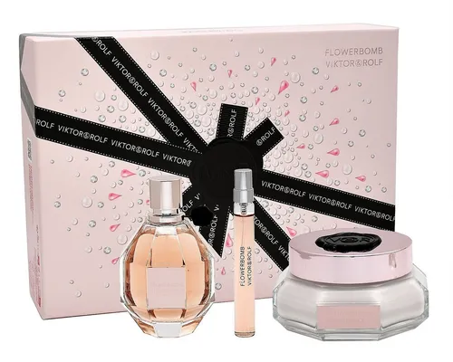 Viktor & Rolf Duft-Set VIKTOR & ROLF FLOWERBOMB 3-tlg. - Duft-Sets mit edlem Eau de Parfum, Body Lotion und Miniatur – für ein blumiges Dufterlebnis und perfekte Pflege.