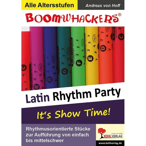Lehrbuch Kohl Boomwhackers Latin Rhythm Party Musik Buch NEU