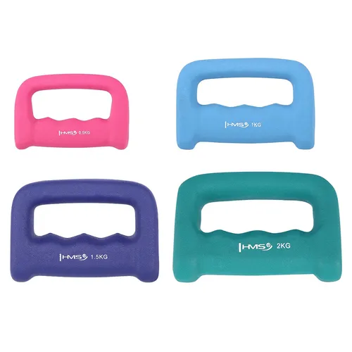 CK05 KASTET PINK CIĘŻAREK ŻELIWNY POKRYTY NEOPRENEM 0.5 KG HMS HMS 5907695534306