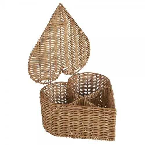 IB Laursen Adventschachtel Herz mit 4 Fächern von Ib Laursens