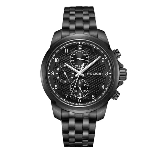 Police Chronographen Mensor Black