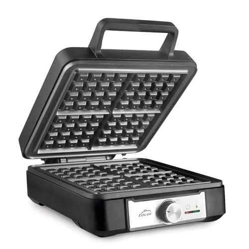 Lacor 69434 Elektrisches Waffeleisen für 4 Waffeln