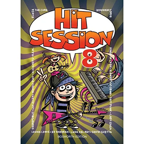 Hit Session 8: Songbook für Gitarre und Gesang - Gesangsnoten mit beliebten Hits, ideal für Musiker und Sänger zur Verbesserung ihrer Fähigkeiten und Aufführungen.