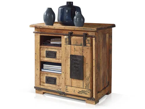 Rustikales Mangoholz Sideboard BRISTOL VI