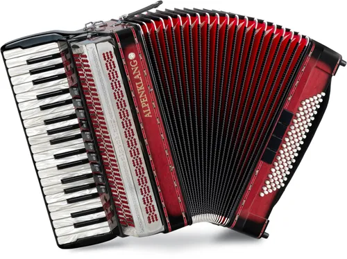 Alpenklang Pro Akkordeon IV 96 CM Shadow Red von Alpenklang