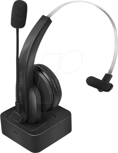 LogiLink Headset BT0059 - Wireless Mono-Headset mit Mikrofon, 18h Akkulaufzeit und optimaler Tragekomfort durch weiche Ohrpolster
