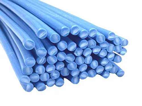 Kunststoffschweißdraht PE-HD 4mm Rund Blau (RAL5015) 25 Stäbe HDPE