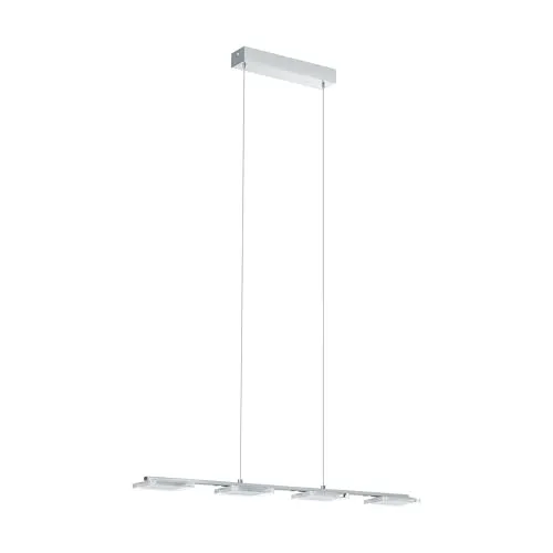 EGLO CARTAMA Hängeleuchte - Moderne LED Pendelleuchte - Lampen - Elegante LED Pendelleuchte mit klaren und satinierten Leuchtflächen, ideal für eine stilvolle Ausleuchtung im Esszimmer.