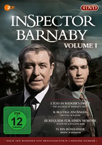 Inspector Barnaby Vol. 1 [4 DVDs] - Krimi-Serie mit fesselnden Fällen, ideal für Mystery-Fans und spannende Filmabende.
