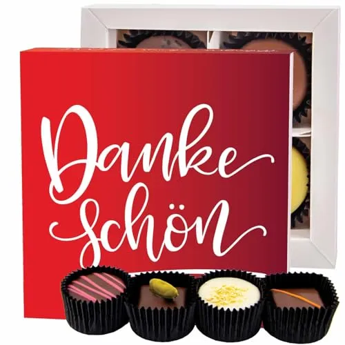 Hallingers Manufaktur Pralinen Geschenk handgemacht ohne Alkohol aus Edelkakao Schokolade - Made in Germany