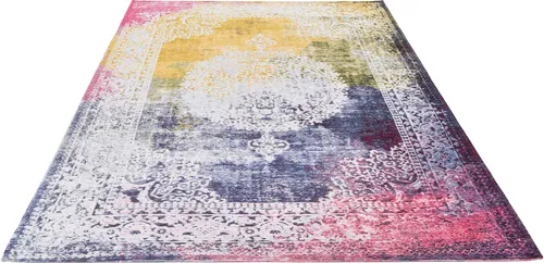 Gino Falcone Teppich Cosima – Mehrfarbig und Hochwertig - Teppich aus synthetischen Fasern in 80 cm Breite, ideal für jeden Wohnraum. Öko-Tex Standard 100 zertifiziert für höchste Qualität. Jetzt 10€ Willkommens-Gutschein sichern!