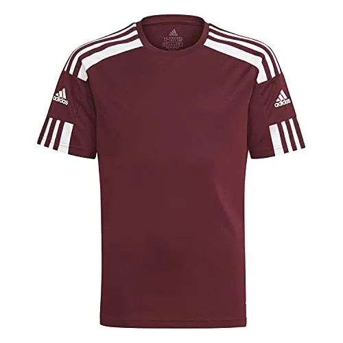 adidas Jungen Squadra 21 Jersey, Team Maroon / White, 9-10 Years