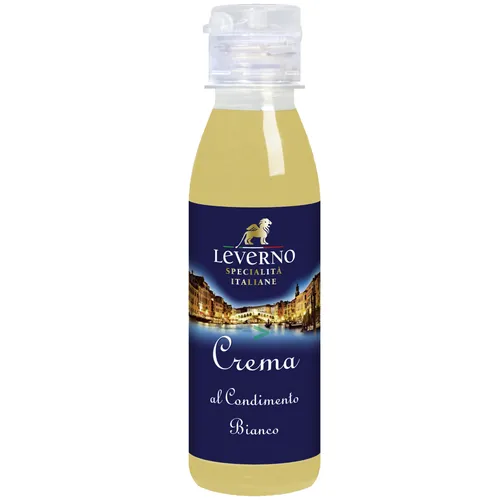 Leverno Crema Al Condimento Bianco weiße Balsamico-Creme 180g Flasche