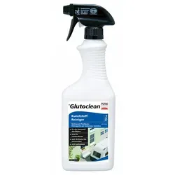 Glutoclean Kunststoff Reiniger 750 ml - Reinigungsmittel für alle Kunststoffoberflächen, ideal zur gründlichen Entfernung von Schmutz, Nikotin und Fett. Antistatische Wirkung, perfekt für Fensterrahmen, Möbel und Autos.