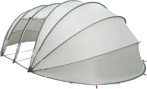 vidaXL Poolzelt Kuppel Grau 640 x 432 x 205 cm – Schutz für Ihren Pool