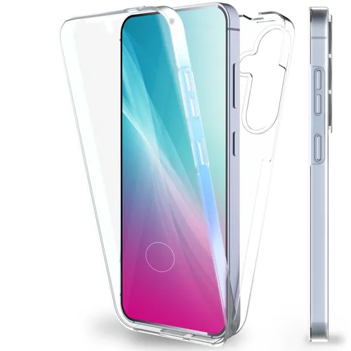 Grad Hülle für Samsung Galaxy S25 Plus - Full Body Schutz Cover Klar Stabil 360