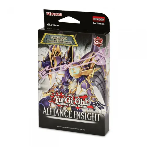 Yu-Gi-Oh! Alliance Insight 3-Pack Booster - Erlebe die spannende Welt von Yu-Gi-Oh! mit 10 geheimen Raritäten, 14 Ultra Rares und 26 Super Seltenheiten. Ideal für Sammler und Wettkämpfer, um deine Decks zu optimieren!