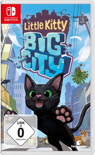 Little Kitty, Big City - Switch [EU Version] - PC- & Videospiele: Erkunde eine lebendige Stadt voller Abenteuer, freundlicher Tiere und kreativer Möglichkeiten. Gestalte dein Kätzchen mit süßen Mützen und erfülle spannende Aufträge!